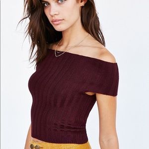 UO Knit OfftheShoulder Top